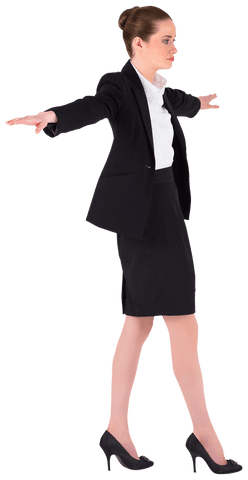 businesswoman facing challenge with transparent style - Download Free Stock Videos Pikwizard.com
