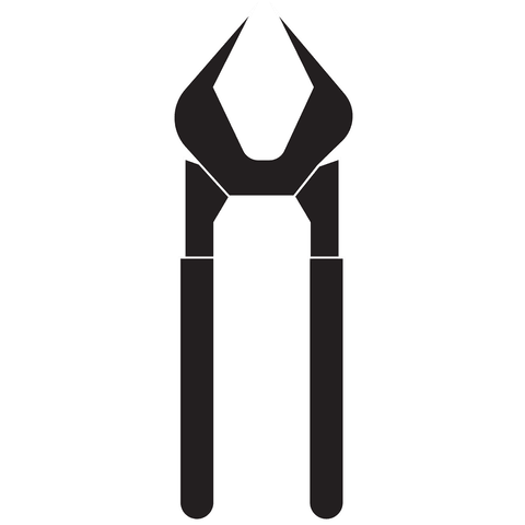 black pincers silhouette isolated on transparent background for construction use - Download Free Stock Videos Pikwizard.com