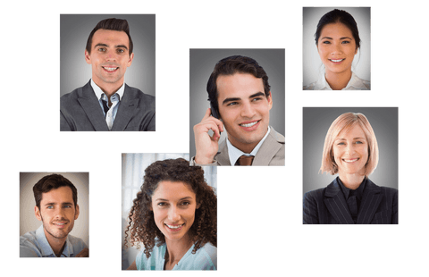 Smiling Business People on Transparent Background - Download Free Stock Videos Pikwizard.com