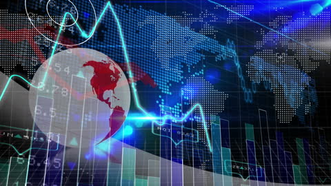 Global Financial Data Visualized with World Map