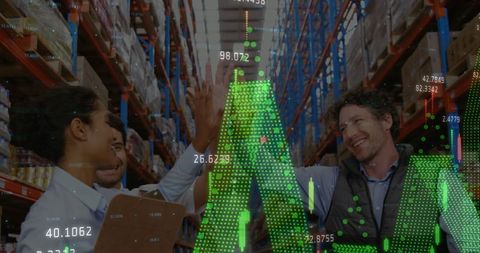 Warehouse Team Collaboration with Digital Financial Data Integration