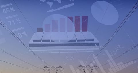 Conceptual Overlay of Financial Data with Energy Infrastructure