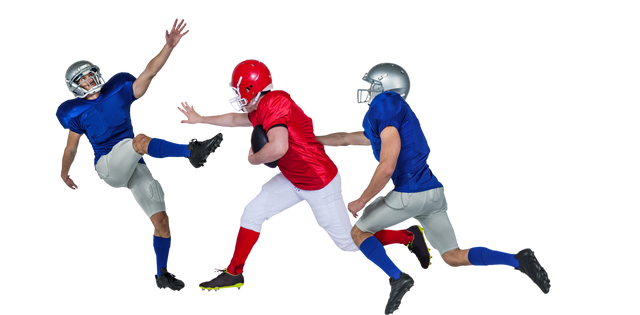 American Football Players Collision on Transparent Background - Download Free Stock Videos Pikwizard.com