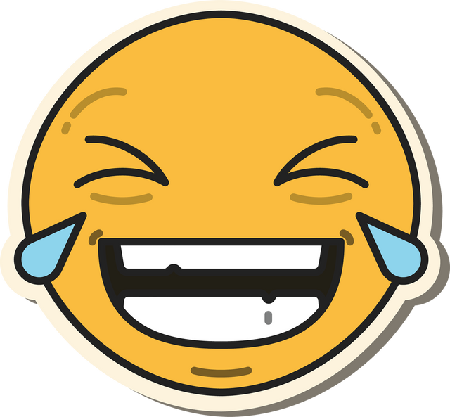 Transparent Vector Laughing Crying Emoji Isolated - Download Free Stock Videos Pikwizard.com