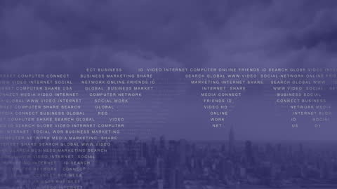 Futuristic Data Networking and Cityscape Visualization