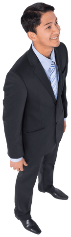 Smiling Young Businessman on Transparent Background - Download Free Stock Videos Pikwizard.com