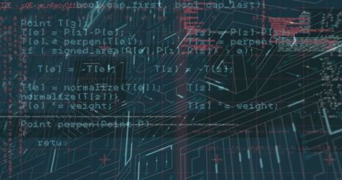 Data Security Codes Amid Digital Circuit Lines - Download Free Stock Images Pikwizard.com