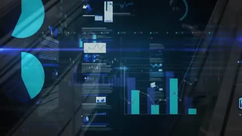 Futuristic Data Visualization with Graphs on Digital Interface