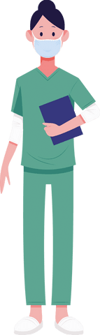 transparent background cartoon doctor illustrating healthcare theme - Download Free Stock Videos Pikwizard.com