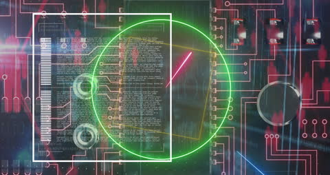 Futuristic Data Processing on Digital Display