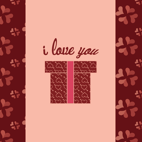 i love you gift box with heart design on transparent background - Download Free Stock Videos Pikwizard.com