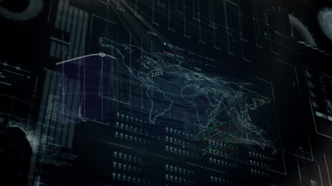 Dynamic Data Visualization on Global World Map Interface