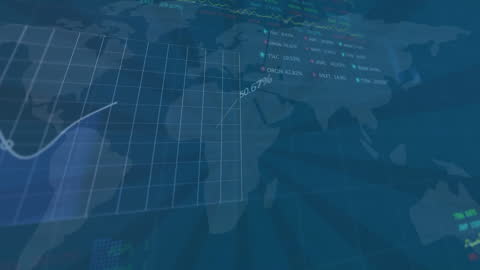Global Data Animation with Arrows and Grid