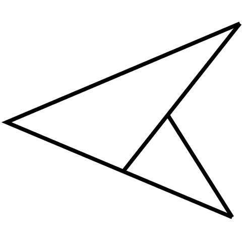 interlinked triangle outlines on transparent background - Download Free Stock Videos Pikwizard.com