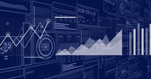 Digital Data Processing Technology with Global Interface - Download Free Stock Images Pikwizard.com