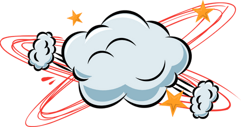 transparent cloud with celestial stars and red rings cartoon - Download Free Stock Videos Pikwizard.com