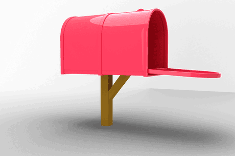 transparent pink mailbox digital illustration png for communication - Download Free Stock Videos Pikwizard.com