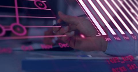 Analyzing Financial Data with Overlaid Graphs and Technology