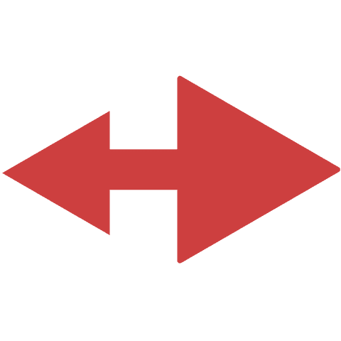 Red Arrows Showing Opposite Directions Transparent Concept - Download Free Stock Videos Pikwizard.com
