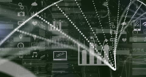 Digital DNA and Financial Data Conceptual Animation