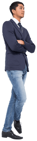 Serious businessman in formal outfit on transparent background - Download Free Stock Videos Pikwizard.com