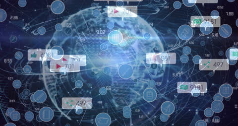 Global Social Connections and Engagement Animation