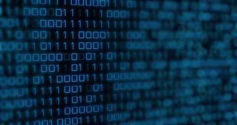 Binary Code on Digital Screen Representing Cyber Technology - Download Free Stock Images Pikwizard.com