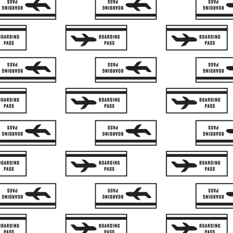 seamless transparent airplane ticket pattern for travel design - Download Free Stock Videos Pikwizard.com