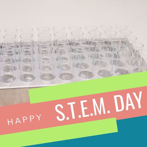 celebrating stem day with science apparatus and excitement - Download Free Stock Templates Pikwizard.com