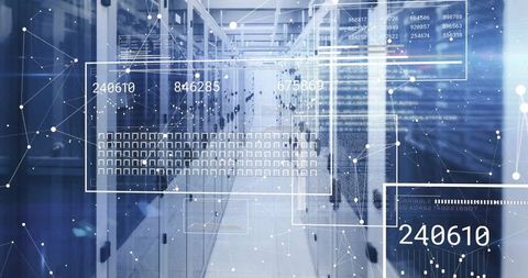 Futuristic Data Management in Advanced Server Room Integrating Technology - Download Free Stock Images Pikwizard.com
