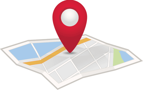 transparent digital map icon with red geo locator pin - Download Free Stock Videos Pikwizard.com