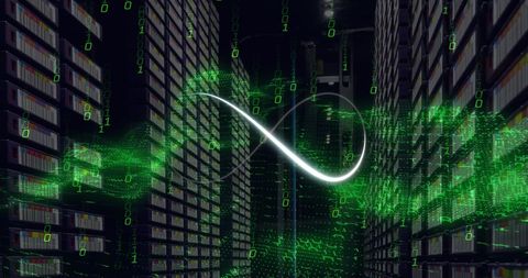 Innovative Digital Interface in Data Center Server Room - Download Free Stock Images Pikwizard.com