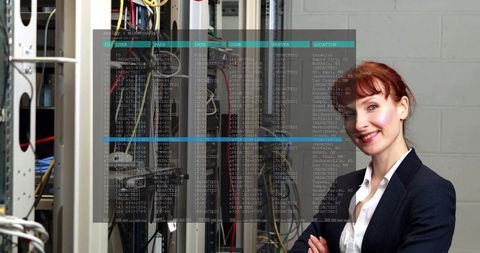 Confident Professional Managing Secure Data Center Infrastructure