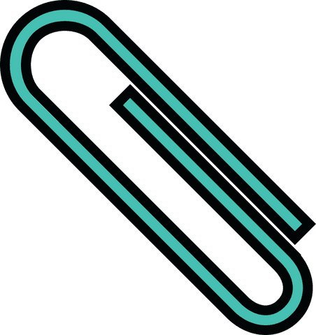 Minimalistic Transparent Paper Clip Illustration for Office Use - Download Free Stock Videos Pikwizard.com