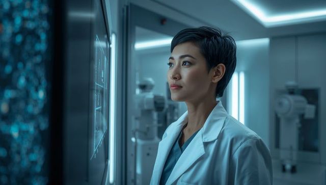 Reviewing holographic medical display for ai-assisted diagnostics in robotics lab