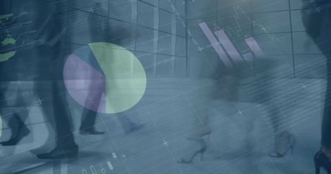 Financial Growth and Business Movement in Dynamic Office Environment - Download Free Stock Images Pikwizard.com