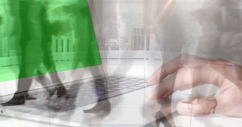 Blended Vision of Modern Business and Technology - Download Free Stock Images Pikwizard.com