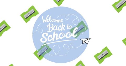 Welcome Back to School Lettering with Patterns