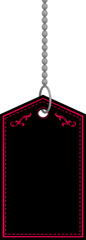 Black Fashion Tag Hanging on Transparent Background - Download Free Stock Videos Pikwizard.com