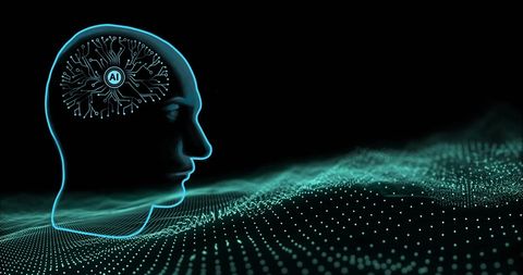 AI Concept with Digital Human Brain Illustration - Download Free Stock Images Pikwizard.com