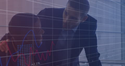 Financial Analysis with Diverse Businessmen Discussing Strategy