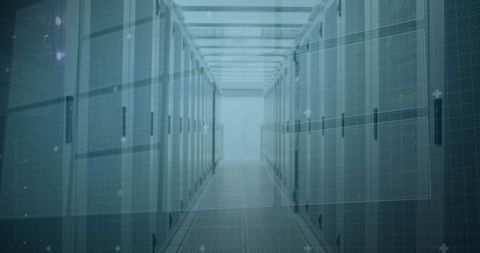 5G Technology Scanning Server Room for Data Processing - Download Free Stock Images Pikwizard.com