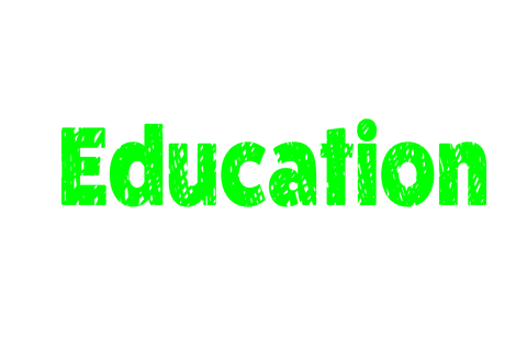 Bright Green Education Text on Transparent Background - Download Free Stock Videos Pikwizard.com