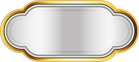 Silver Frame Design with Gold Border on Transparent Background - Download Free Stock Videos Pikwizard.com