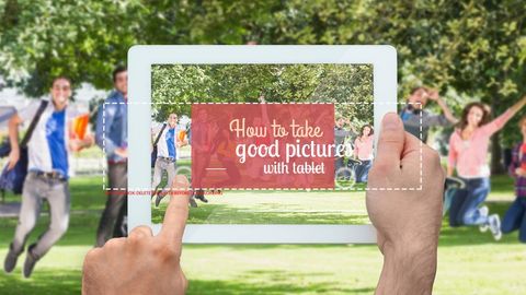 Capturing Joyful Moments with Digital Tablet Photography - Download Free Stock Templates Pikwizard.com