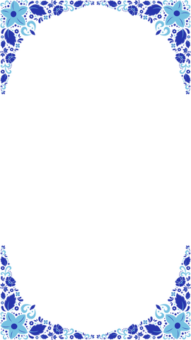 floral border with leaf swirls on transparent background - Download Free Stock Videos Pikwizard.com