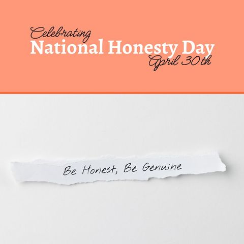 national honesty day celebration concept with positive message - Download Free Stock Templates Pikwizard.com