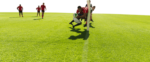 Diverse Rugby Team Practicing on Transparent Background - Download Free Stock Videos Pikwizard.com