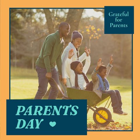 happy parents day outdoor family fun - Download Free Stock Templates Pikwizard.com