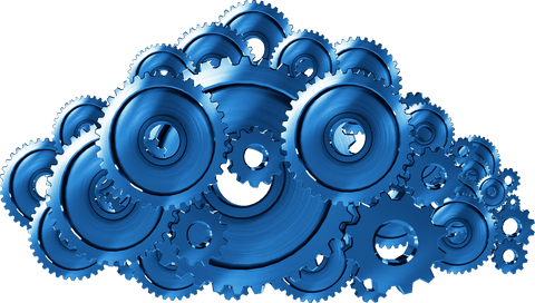 Blue Cogs on Transparent Background with Industrial Feel - Download Free Stock Videos Pikwizard.com